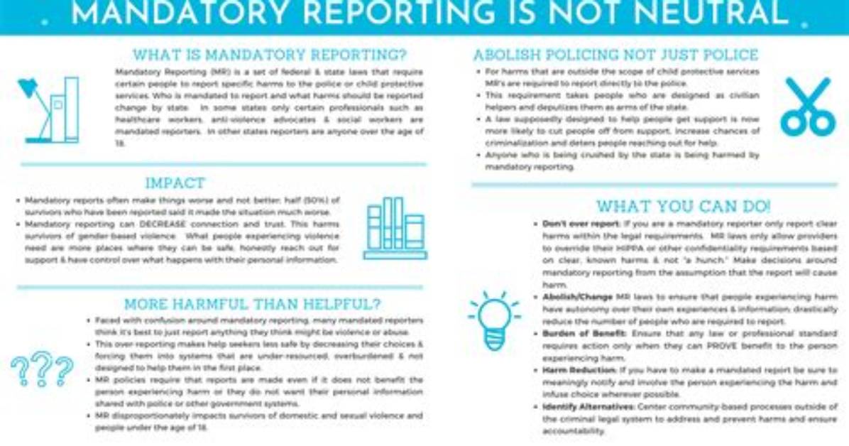 What Is Mandatory Reporting in Disability?