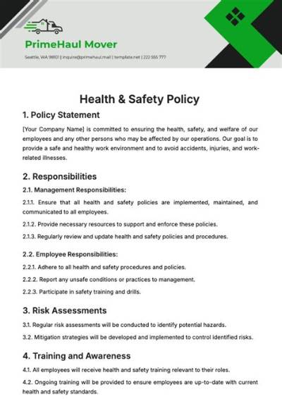 What Is Meant by Safety Policy?