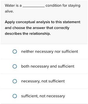 What Is Not Sufficient in Answer?