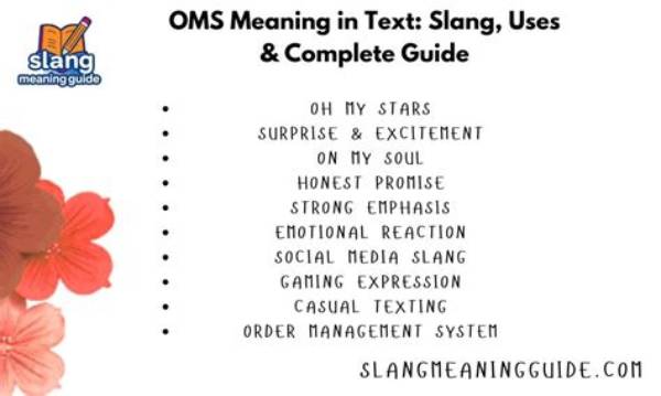What Is Oms Slang? a Comprehensive Guide to Understanding Oms and Its Usage