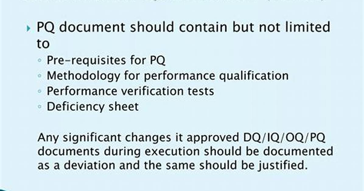 What Is Pq Approved?