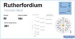 What Is Rutherfordium Used For