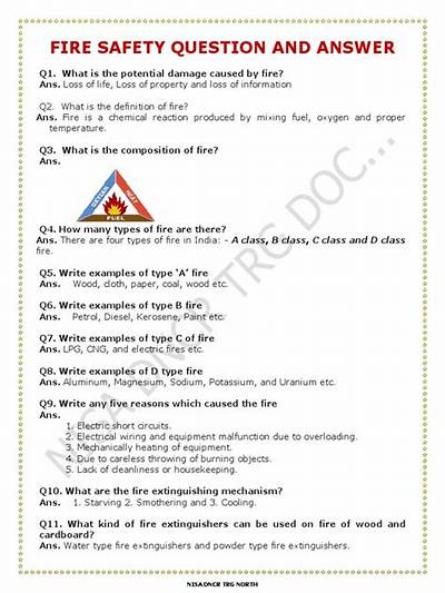 What Is Safety Question Answer?