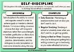 What Is Self Discipline Examples?