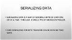 What Is Serializing Data?