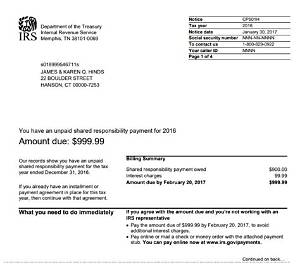 What Is Shared Responsibility Payment for Irs?