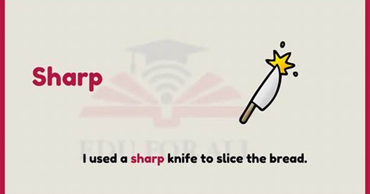 What Is Sharp Example?