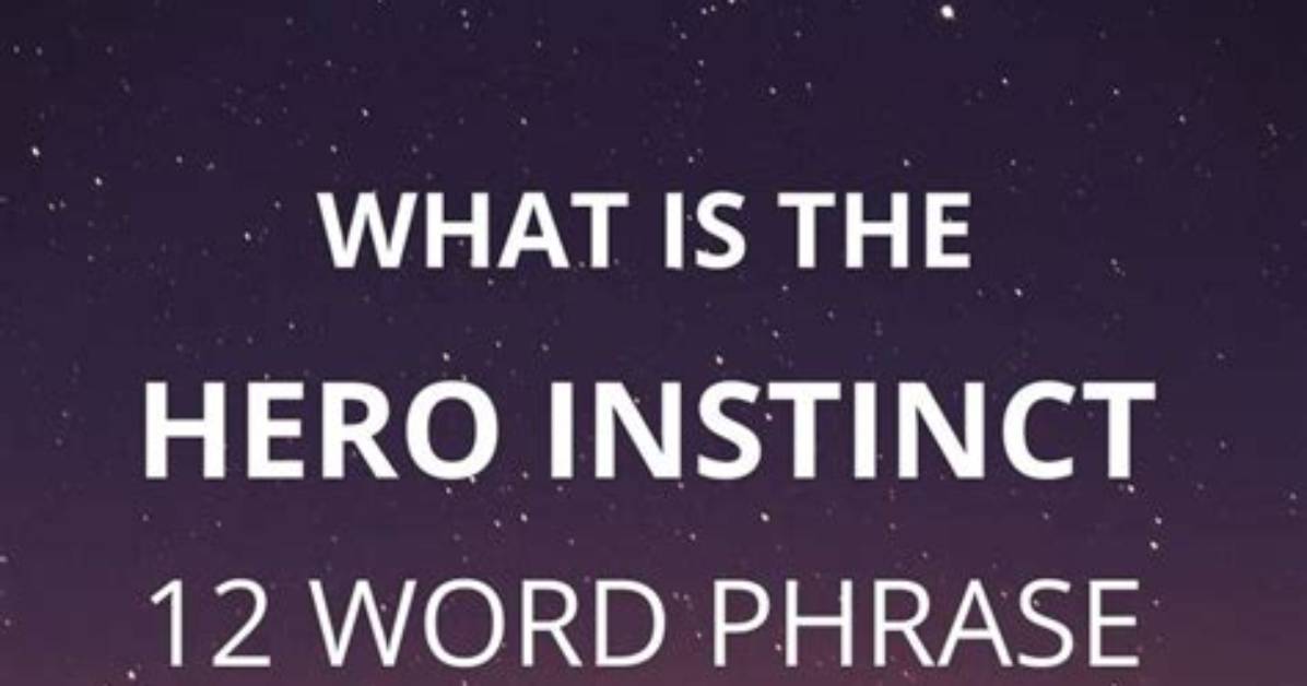 What Is the 12-Word Phrase Hero Instinct?