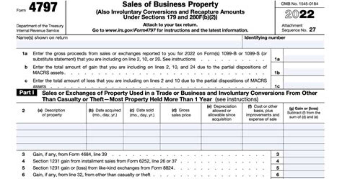 What Is the 4797 Form Used for?