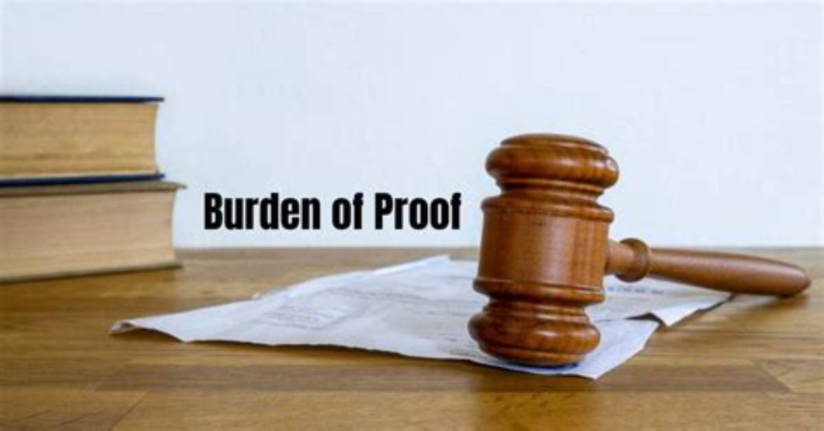 What Is the Burden of Proof in a Civil Trial Quizlet?