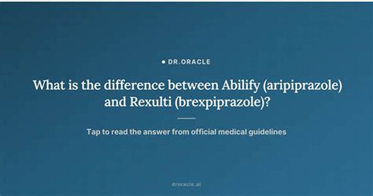 What Is the Difference Between Abilify and Aripiprazole?