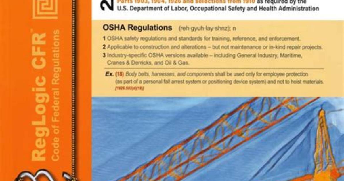 What Is the Difference Between Osha 1926 and 1910?