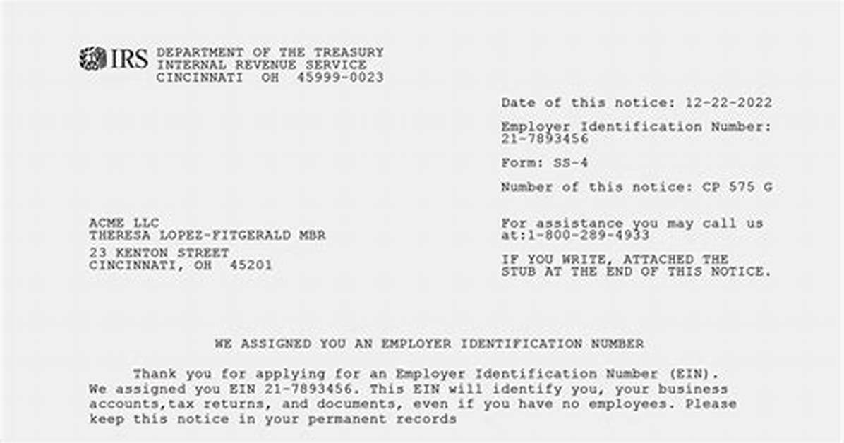 What Is the Ein Number for an Estate?