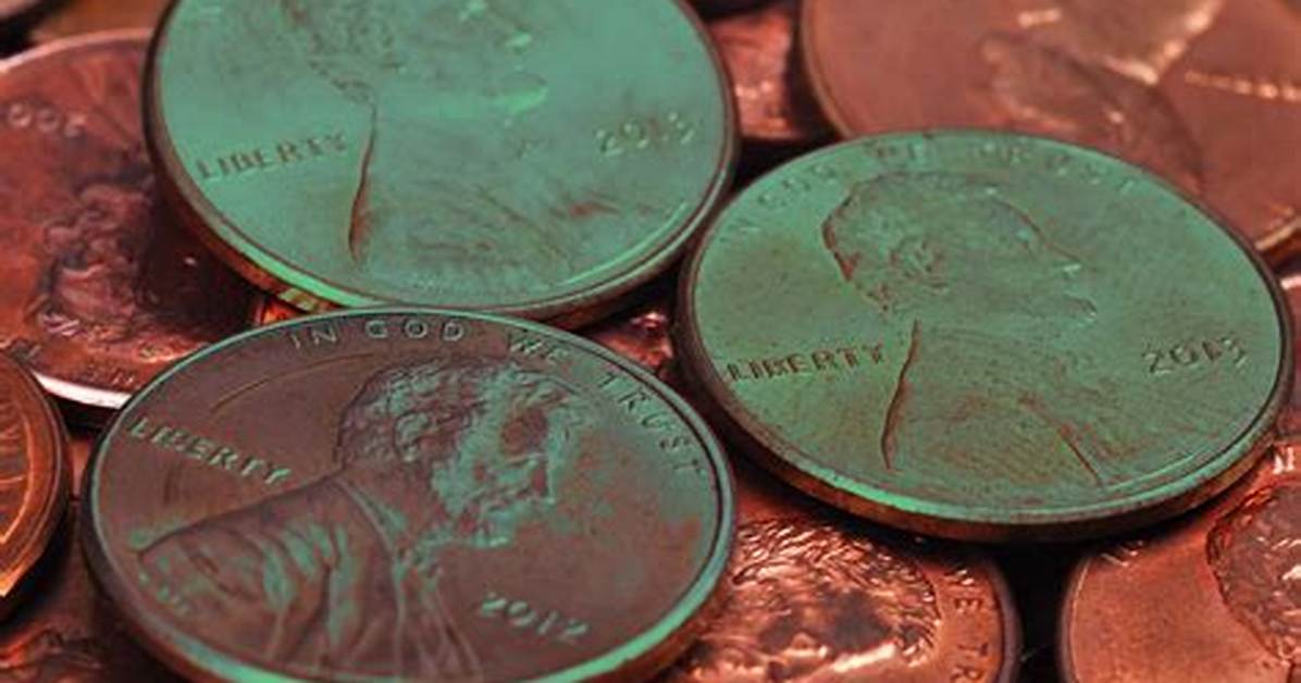 What Is the Green Stuff on Pennies?