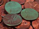 What Is the Green Stuff on Pennies?