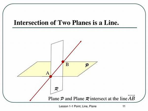 What Is the Intersection of a Plane and a Line Not on the Plane?
