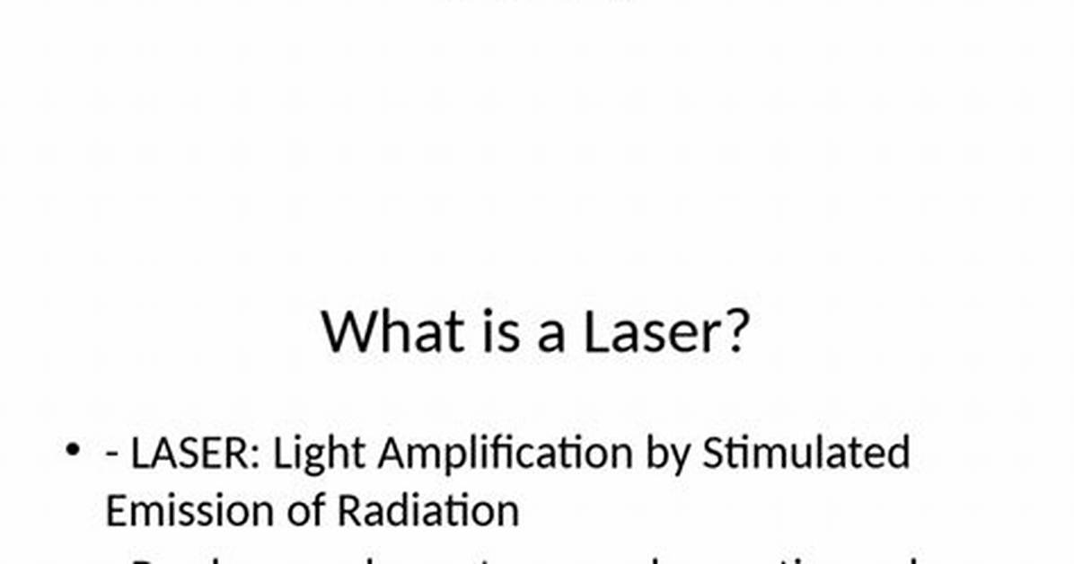 What Is the Introduction of Laser?