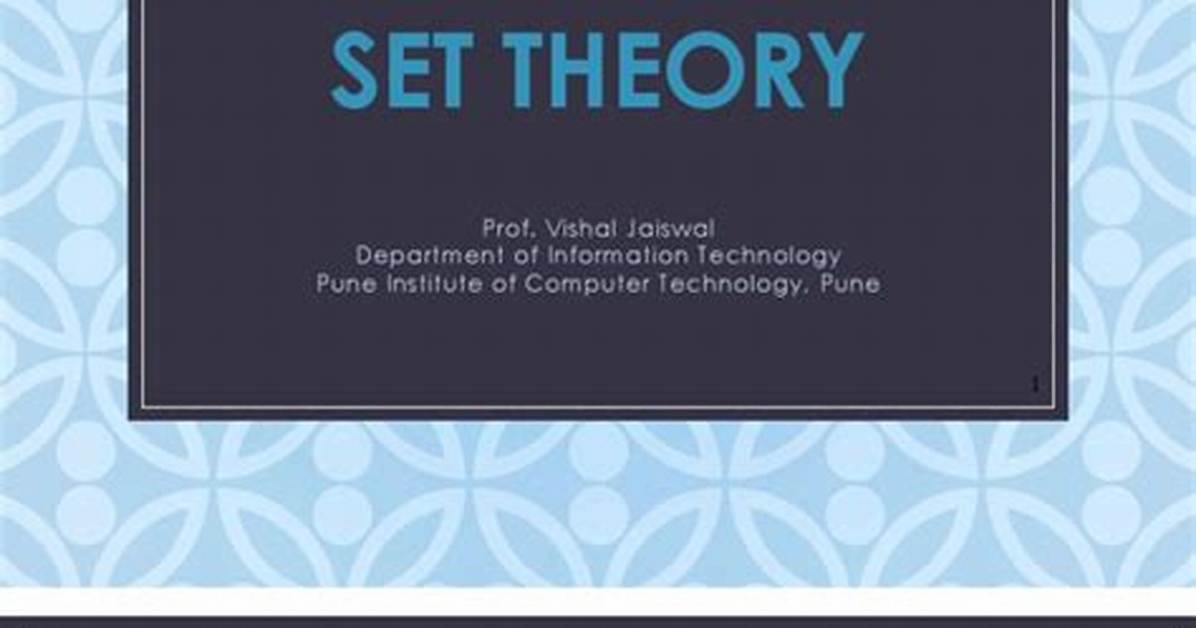What Is the Introduction of Set?