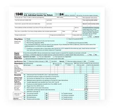 What Is the Irs Form 1040 for 2018?
