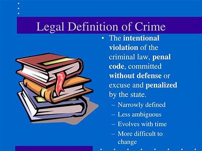 What Is the Legal Definition of Crime?
