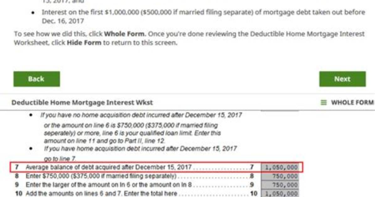 What Is the Limit for Total Mortgage Balances That Can Be Deducted?