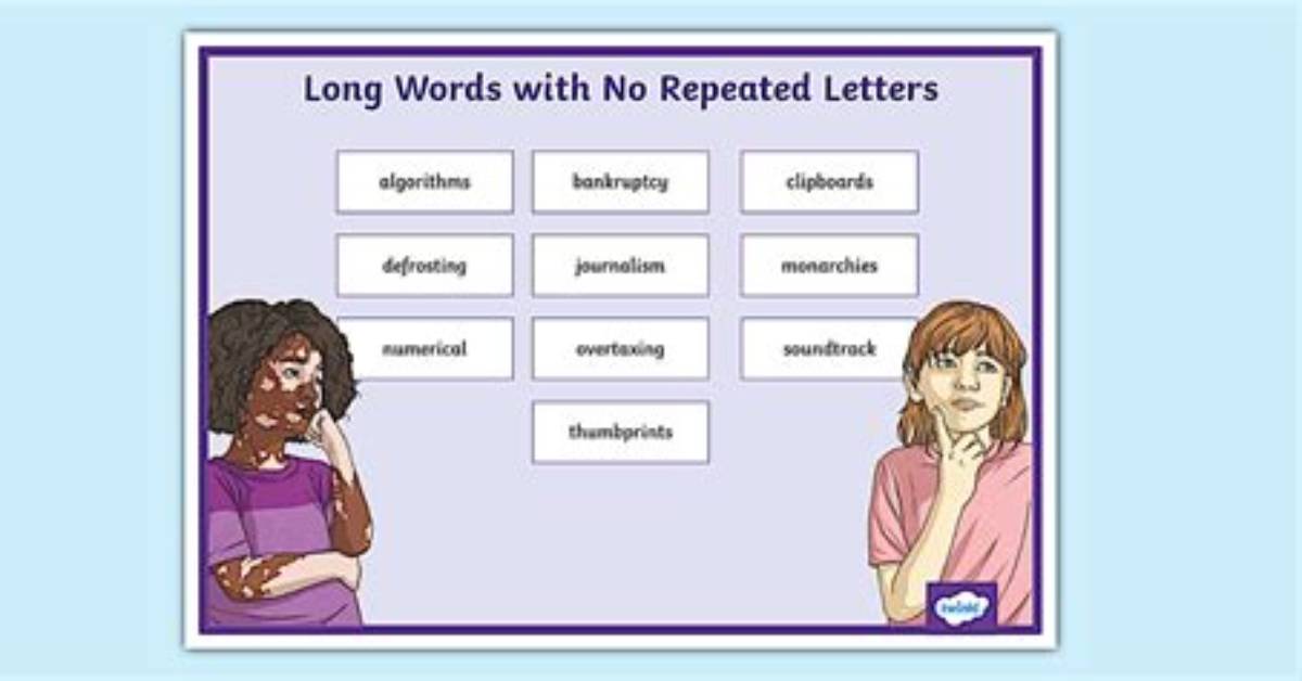 What Is the Longest Word Without Repeating Any Letters?