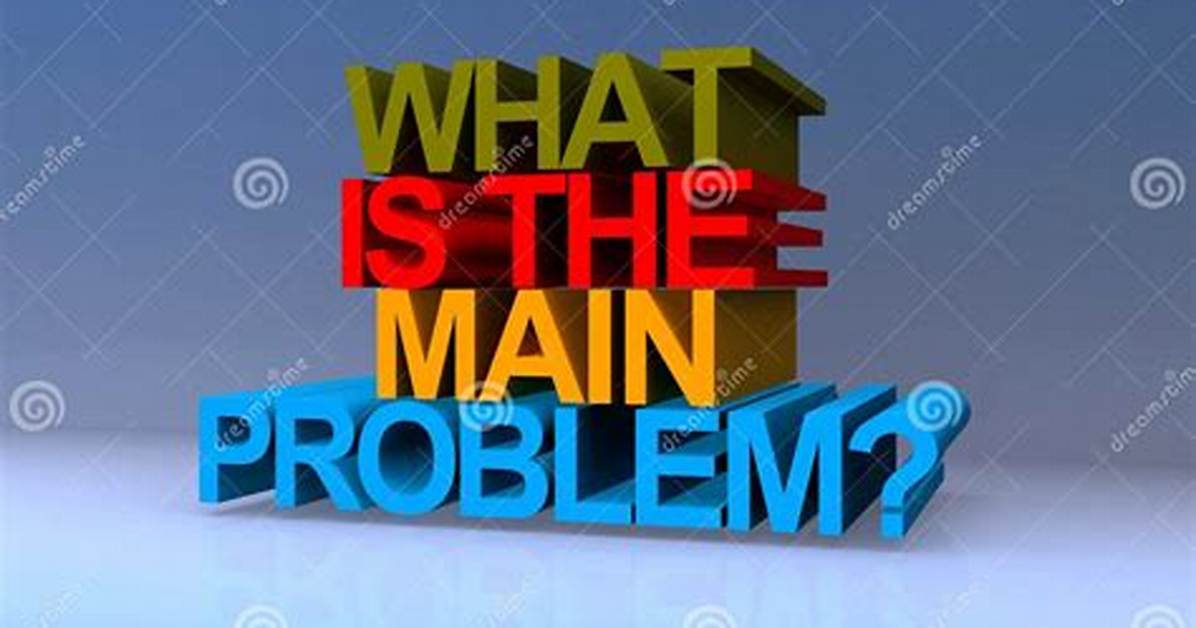 What Is the Main Problem in the Alchemist?