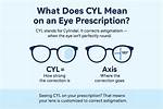 What Is the Meaning of Cyl in Eye Prescription?