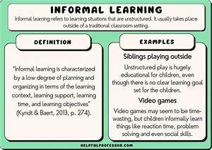What Is the Meaning of Informal Learning?