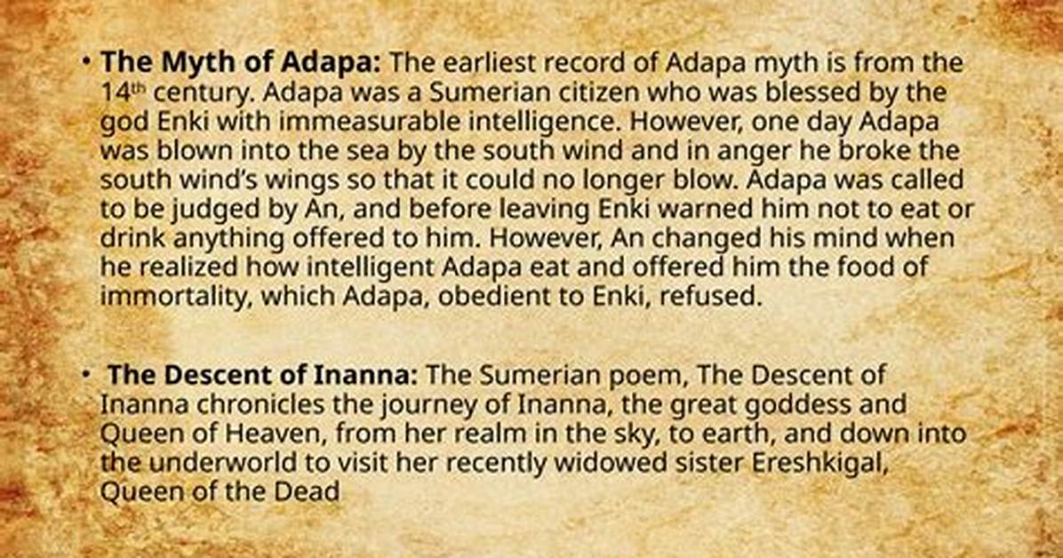 What Is the Meaning of the Adapa?