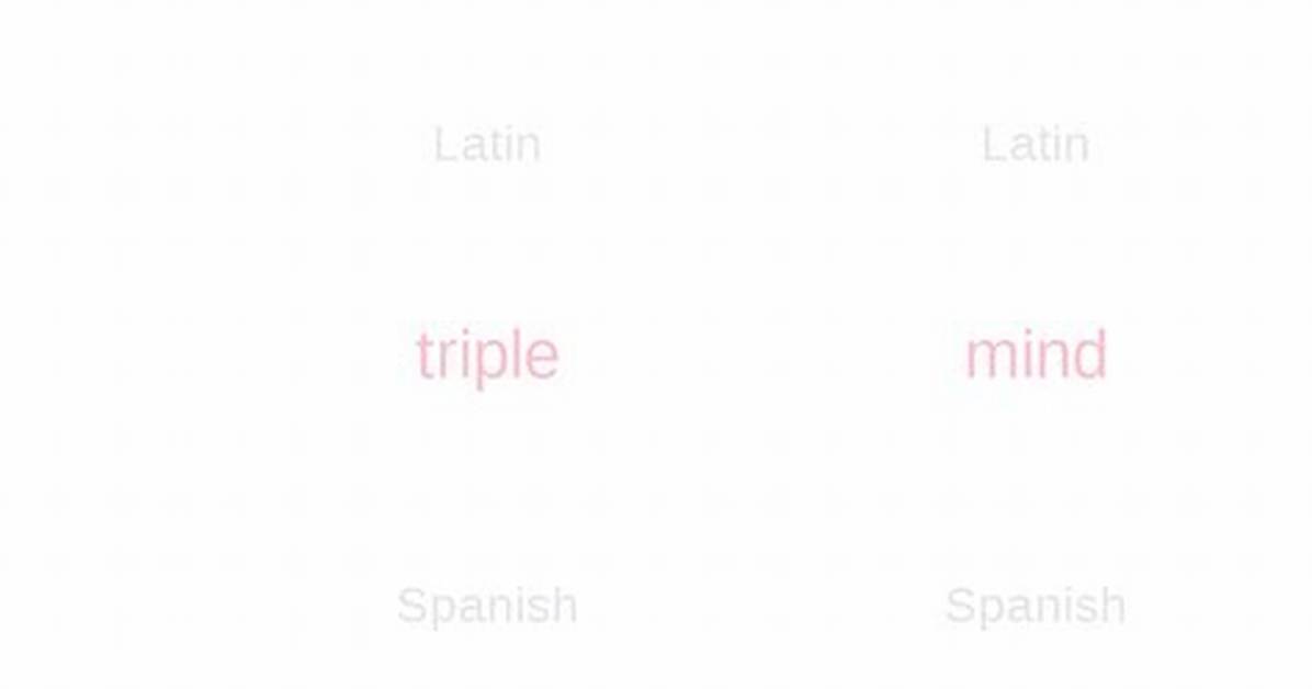 What Is the Meaning of Triply?