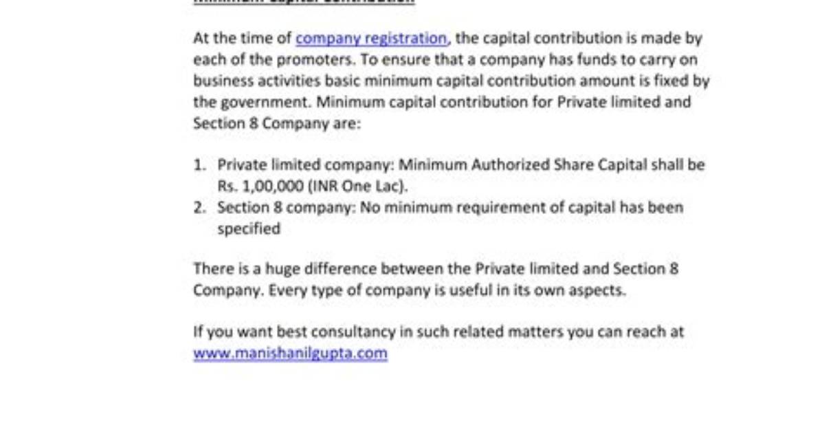 What Is the Minimum Number of Shareholders in a Corporation?