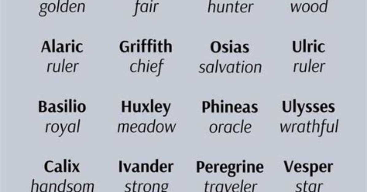 What Is the Most Rare Boy Name?