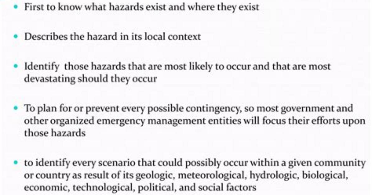 What Is the Purpose of a Hazard Tracking System?