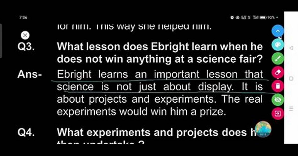 What Lesson Did Ebright Learn When He?