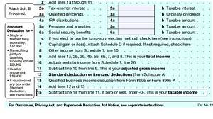 What Line Is Taxable Income on It 201?