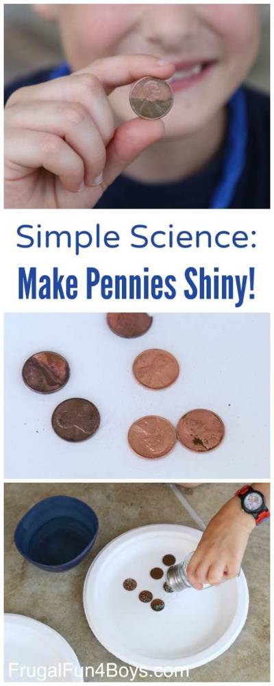 What Liquids Make a Penny Shiny?