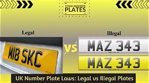 What Makes a Uk Number Plate Illegal?