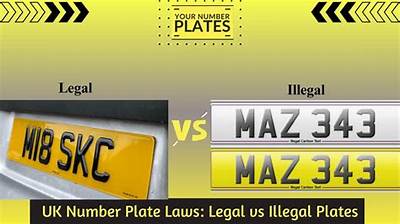 What Makes a Uk Number Plate Illegal?