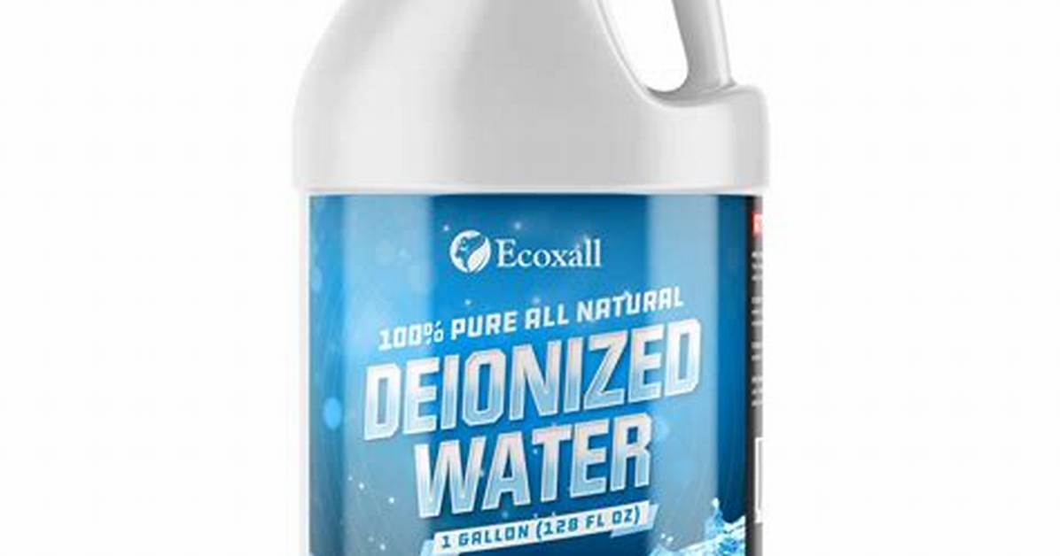 What Materials Are Compatible with Deionized Water?
