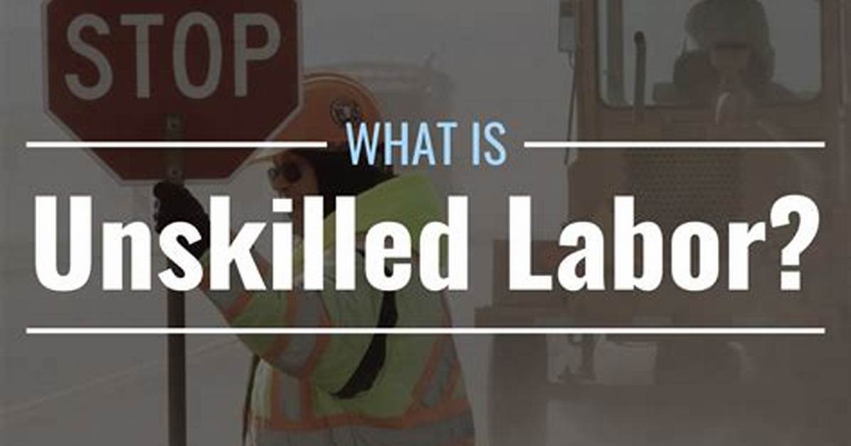 What Might Unskilled Workers Do?