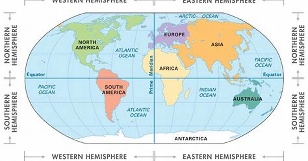 What Oceans Are in the Western Hemisphere