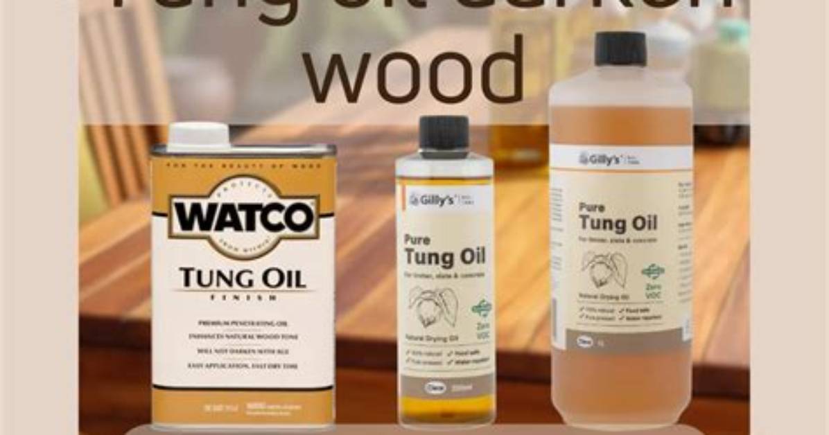 What Oil Will Darken Wood?
