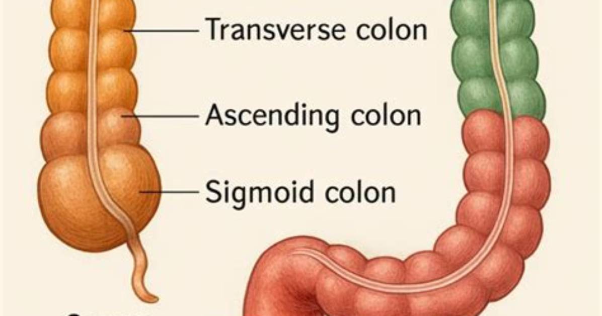What Part of Colon Is on Left?