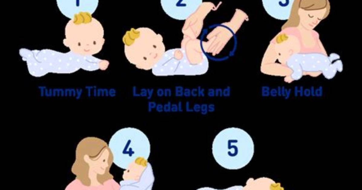 What Position Helps a Baby with Gas?