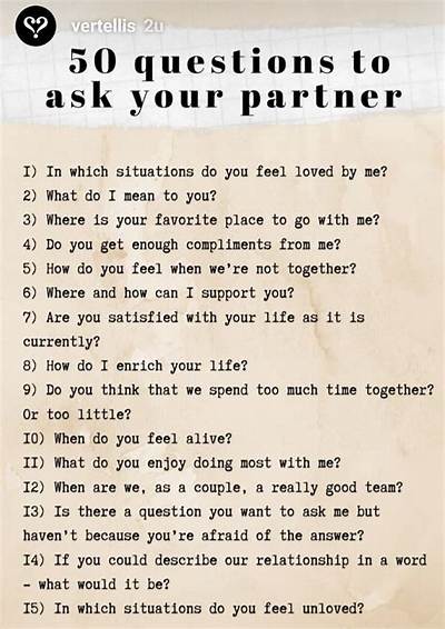 What Questions Should You Ask Your Partner Before Marriage?
