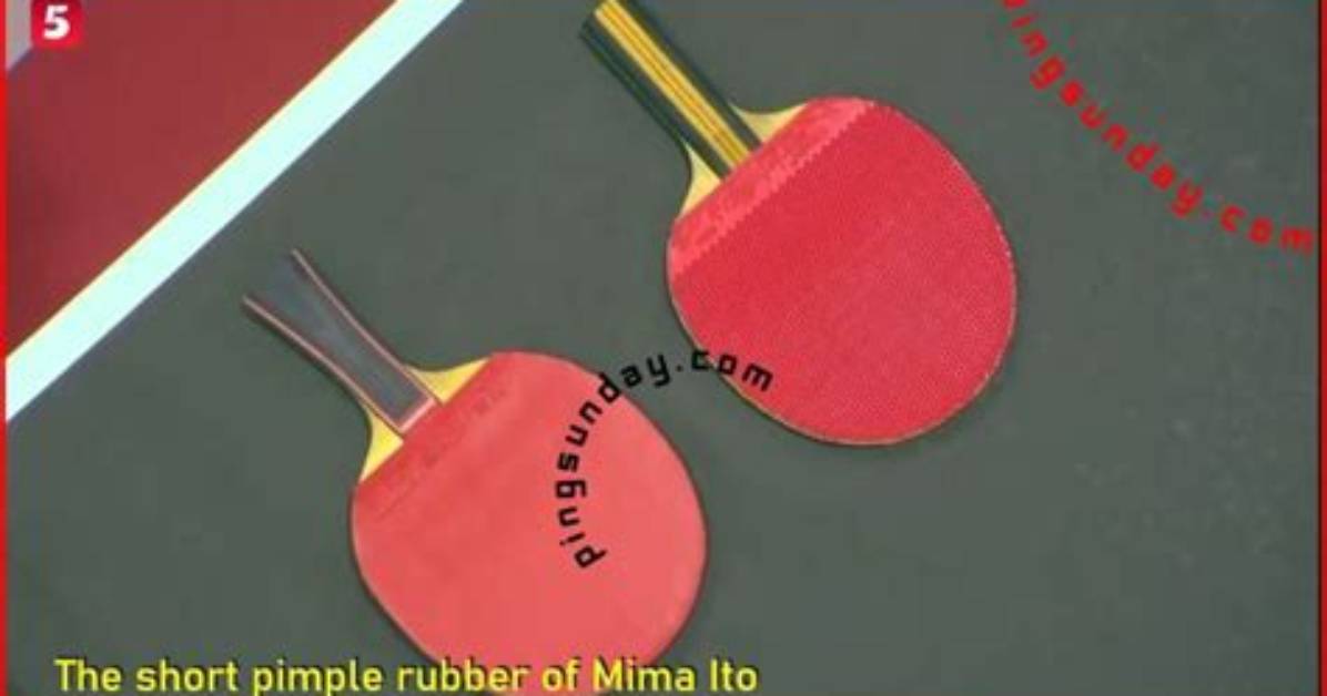 What Rubber Does Mima Ito Use?