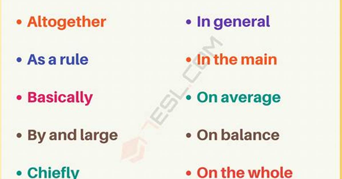 What's Another Word for All over the Place?