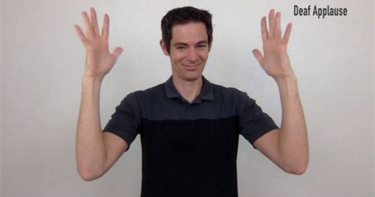 What's Clapping in Sign Language?
