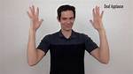 What's Clapping in Sign Language?